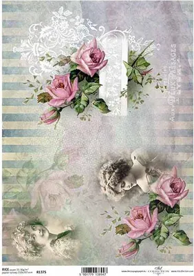 Immagine prodotto di Carta di riso per decoupage A4 ITD-R440