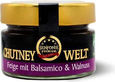 Produktbild von Feigen Chutney mit Balsamico & Walnuss, 120 g
