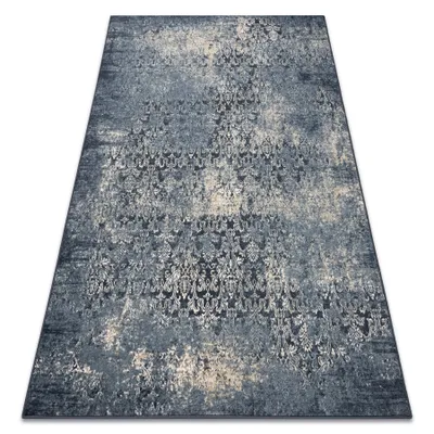 Obrázek produktu pro Koberec Vlna NAIN vintage 7010/50911 tmavě modrá / béžový modrý 120x170 cm