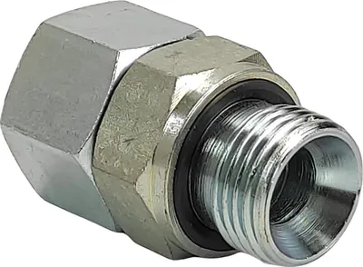 Image de Raccord hydraulique G1/2" M22, en acier, DIN 2353
