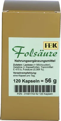 Produktbild von Folsäure, 120 St. Kapseln