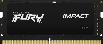 Produktbild von Kingston FURY Impact - DDR5 - Kit - 32 GB: 2 x 16 GB - SO DIMM 262-PIN - 5600 MHz / PC5-44800 - CL40 - 1.1 V - ungepuffert - on-die ECC