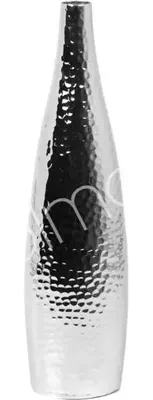 Image de Vase en aluminium/nickel, dimensions 12x12x44