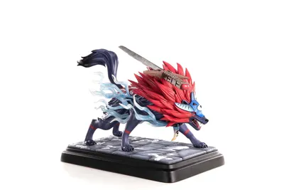 Produktbild von Okami Statue Oki (Wolf Form) 35 cm