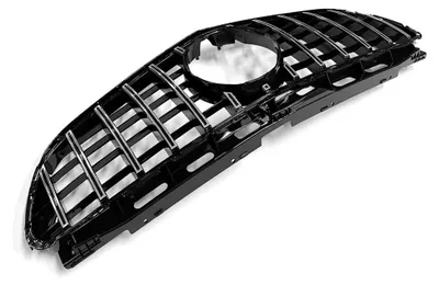 Productafbeelding van Grillelement voor de voorbumper - Sportgrill - Mercedes E-klasse W212 S212 facelift 2014–2018 - ABS - Zwart