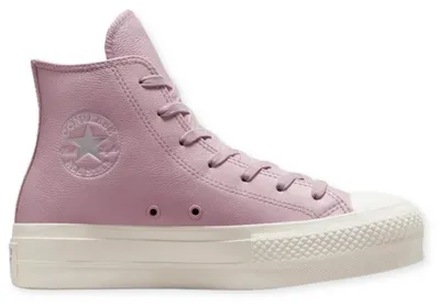 Image de Chaussures pour femmes Converse Chuck Taylor All Star, baskets montantes en cuir violet, taille 41