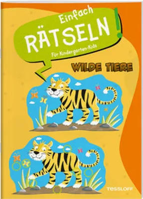Produktbild von Einfach rätseln! Für Kindergarten-Kids. Wilde Tiere
