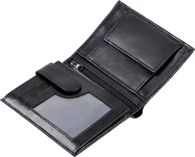 Produktbild von Geldbörse Portemonnaie Herren Damen Uni Scheintasche Brieftasche Echtleder