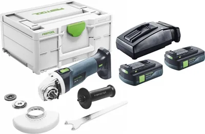 Produktbild von Festool AGC 18-125 EB-Basic Akku Winkelschleifer 18 V 125 mm Brushless + 2x Akku 3,0 Ah + Ladegerät + Systainer