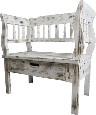 casa padrino landhausstil sitzbank bank mit armlehnen shabby chic wohnzimmer hotel schlafzimmer deko accessoires möbel