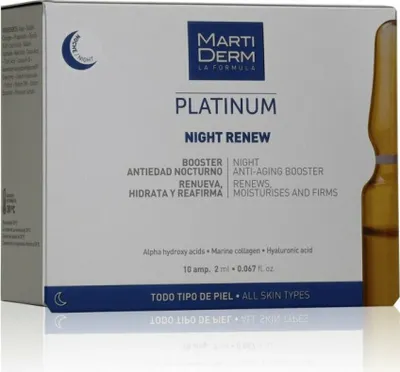 Obrázok produktu pre Martiderm Platinum Night Renew 10x2ml Ampullen