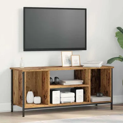 Immagine prodotto di Maison Exclusive - Mobile TV 102 x 35 x 45 cm, realizzato in legno massello e pannelli di legno