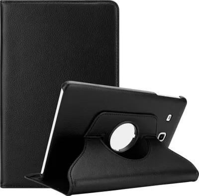 Obrázok produktu pre Kryt Cadorabo pre tablet Samsung Galaxy Tab E (9,6 palca) ochranný kryt v čiernej farbe ochranný kryt puzdro kryt