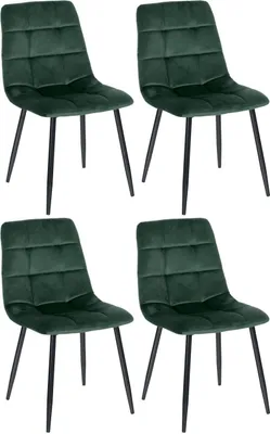 Produktbild von 4er Set Esszimmerstühle Antibes grün