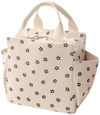 Produktbild von Kleine Corduroy-Koeltas 12L für Damen, Picknick, Arbeit, Schule