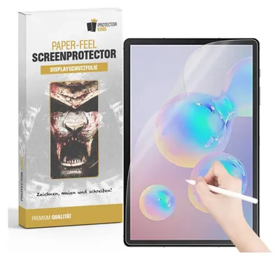Produktbild von 1x Paperfeel für Samsung Galaxy Tab S6 Displayschutz Schreiben Malen Skizzieren ANTI-REFLEX MATT ENTSPIEGELT