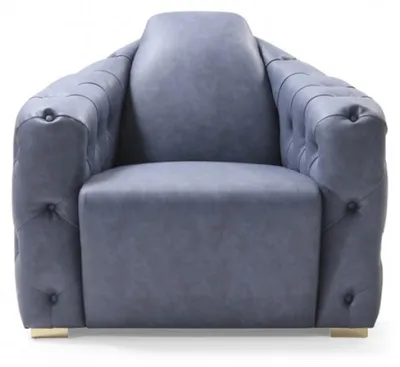 Produktbild von Sessel Couch Polster Designer Textil 1 Sitzer Polster Chesterfield Sitz Couchen
