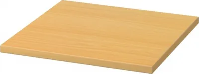 Produktbild von Einlegboden für Schränke Solid 400x400mm Buche