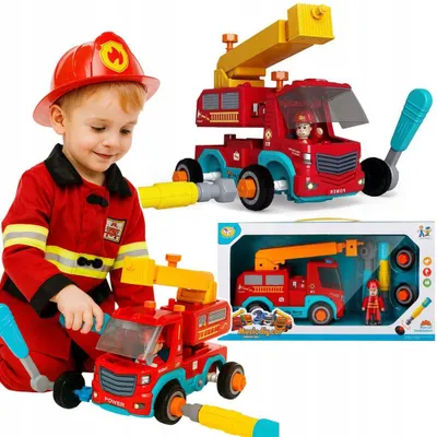 Produktbild von NORIMPEX Feuerwehr-Spielzeugauto mit Licht und Sound