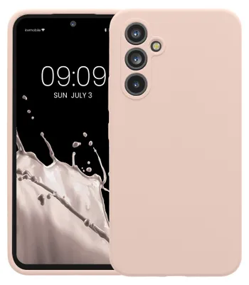 Produktbild von kwmobile Hülle kompatibel mit Samsung Galaxy A54 5G - Hülle Silikon gummiert - Handyhülle - Handy Case in Coconut Swirl