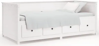 Zdjęcie produktu dla VidaXL 820907, sofa rozkładana, Biały, Drewno sosnowe, 2075 mm, 870 mm, 800 mm