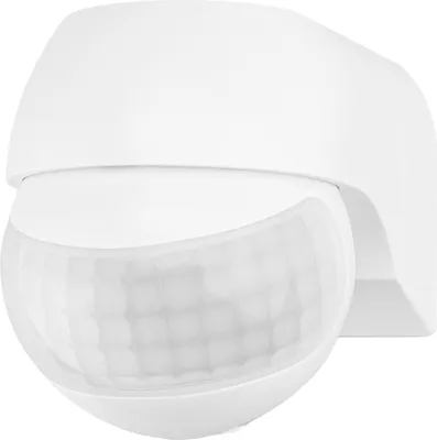 Produktbild von Ledvion - Weißer Aufbau Bewegungssensor 180° mit Dämmerungsschalter 12M Reichweite Max. 400W - EU -