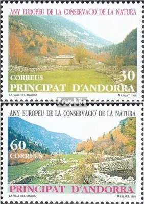 Produktbild von Briefmarken Andorra - Spanische Post 1995 Mi 241-242 (kompl.Ausg.) postfrisch Naturschutzjahr