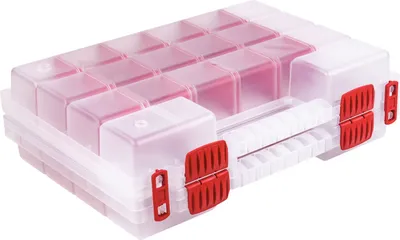 Obrázok produktu pre Triediaci box Plastový triediaci box NORT14DUO Červený triediaci box