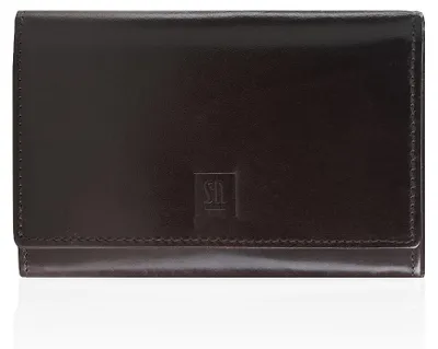 Produktbild von CLASSIC faltbare Damen-Geldbörse aus Leder