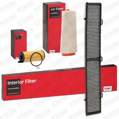Produktbild von STARK Filterset Inspektionspaket Filtersatz für BMW 3 Touring (E91) 3 Limousine (E90) 3 Coupe (E92) 3 Cabrio (E93)