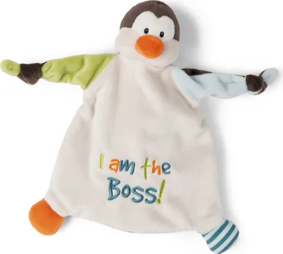 Produktbild von NICI Schmusetuch Pinguin ''I am the Boss''