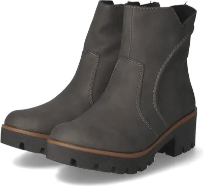Immagine prodotto di Rieker stivaletti invernali donna ecopelle grigio taglia: 38