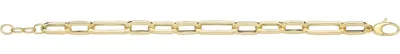Produktbild von Klassisches 9 Karat (375) Gold Damen - Link Armband - 20cm*9mm, 6 Gramm; TRS37160