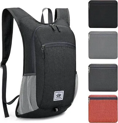 Produktbild von Famanu Rucksack 15 L - faltbar, leicht, schwarz