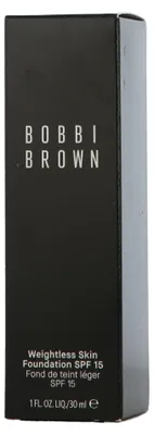 Image de Fond de teint Weightless Skin de Bobbi Brown SPF 15, Flacon avec pompe, Crème, Peaux mixtes, Hydratant, Neutre, N-010