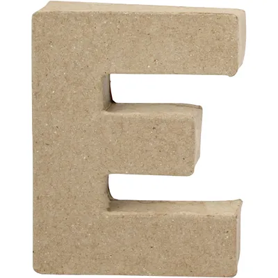Produktbild von Creativ Company 26643, Deko-Buchstabe, Papier, Natürlich/Natur, 75 mm, 100 mm, 1,7 cm