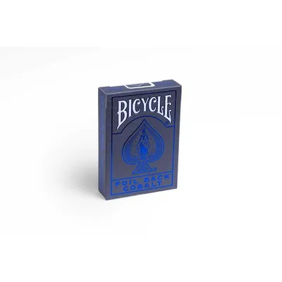 Obrázok produktu pre Bicycle® Deck of Cards - Fóliový zadný kobaltovo modrý balíček hracích kariet Pokerové karty s jedným balíčkom