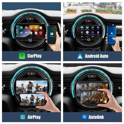 Obrázok produktu pre Rozhranie autorádia s bezdrôtovým systémom CarPlay a Android Auto pre malé vozidlá