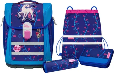 Image de McNeill sac d'école McLight 2 Schoolbag Set 6 pièces Lilly pourpre
