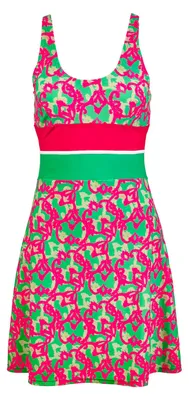 Produktbild von BECO the world of aquasports Strandkleid Hawaii Breeze mit integriertem Halt und Komfort pink-grün 44