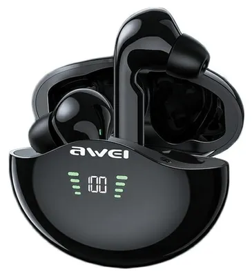 Immagine prodotto di Cuffie Bluetooth Awei 5.3 T12P Tws+ Docking Station Nero/Nero