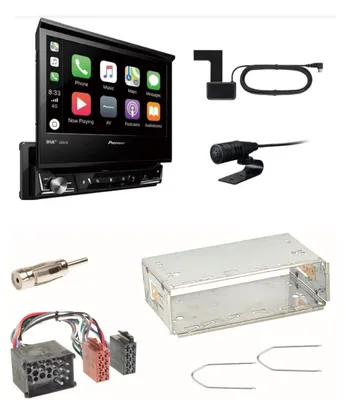 Produktbild von Pioneer AVH-Z7200DAB Digitalradio Bluetooth CarPlay Einbauset für BMW 3er E36 Z3