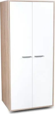 Produktbild von 78 cm breiter Kleiderschrank mit 2 Türen | Farbe: Sonoma Eiche