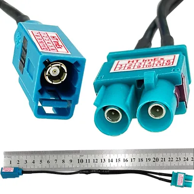 Produktbild von Radio Antenne Adapter Doppel FAKRA Kupplung auf FAKRA Stecker Z kompatibel