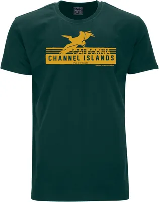 Produktbild von Übergrößen T-Shirt Channel Island orange AHORN SPORTSWEAR bottle green 3XL