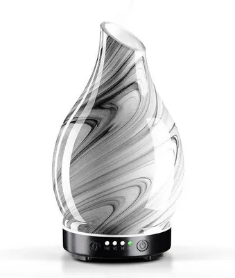 Obrázok produktu pre Ultrazvukový difúzor vôní 150 ml, 7 farieb LED, tichý zvlhčovač vzduchu
