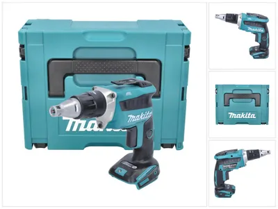 Image de Makita DFS 452 ZJ Visseuse plaque de plâtre sans fil, sans balai, 18V + Makpac - sans batterie, sans chargeur