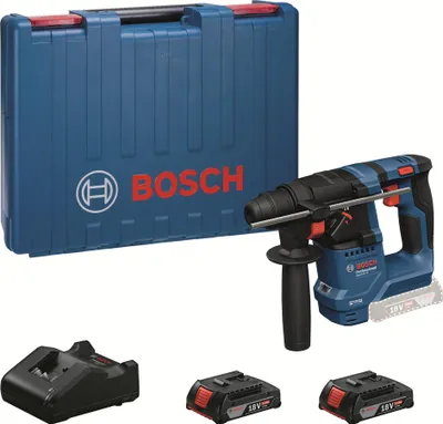 Produktbild von Akku-Bohrhammer mit SDS plus GBH 18V-18, 2 x Akku GBA 18V 2.0Ah,Handwerkerkoffer