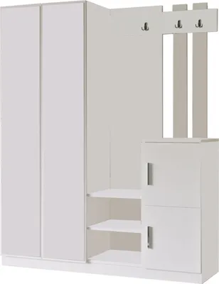 Produktbild von Skye Decor, Dd8-W, Schränke, Flurständer, Weiß, 147,2 x 179,7 x 37,5 cm