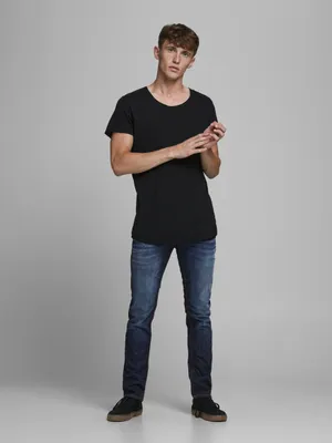 Produktbild von JACK & JONES JACK & JONES Herren Slim Fit Jeans TIM JJ ORIGINAL Straight Legs Größe: 27W / 30L